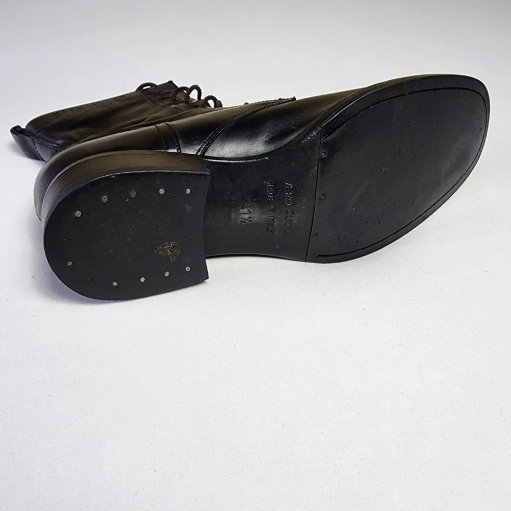 Buttero B1101 Black Leather Ankle Boots Made in Italy 41.5 - Picture 12 of 15